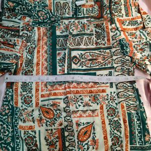 Boho Print Long Sleeve Top