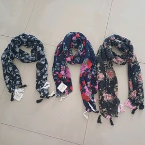 New Set Of 3 Scarfs/Stoles