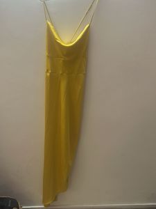 Elegant Yellow Slip Dress