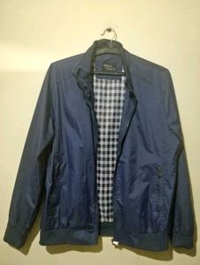 Korean Navy Blue Bomber Jacket