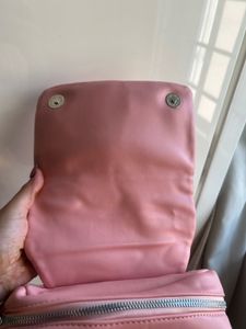 Pink Quilted Shoulder Bag