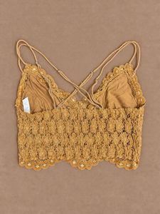 Golden Hour Lace Tie-Up Bustier