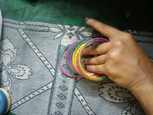 Vibrant Stackable Beaded Bangles