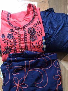 Kurta Set With dupatta And salwar / Used Once