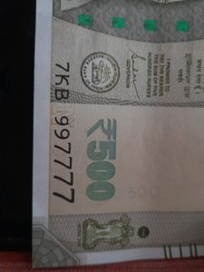 500rs With Unique No.