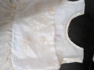 Elegant White Lace Gown for girls