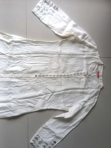 Span Elegant White Kurta for Women