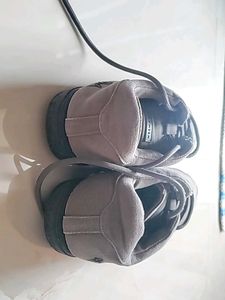 Men's Grey Casual Lace-Up Shoes