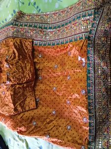 Elegant Yellow Embroidered Saree