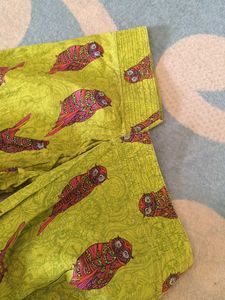 Whimsical Owl Print Kurta salwar Set