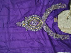 Beautiful Purple Kurta Set with Embellishments