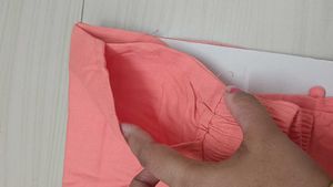 72)pink  colour Cotton Pant lady choice Formal p