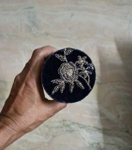Embellished Velvet Bangle Box