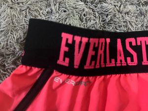 Everlast Neon Pink athletic Shorts - Black Waistba