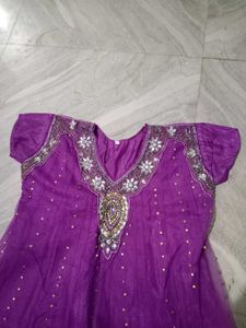 Purple Ethnic Gown
