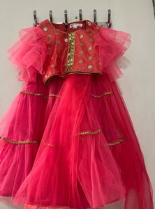Brand New Saka Designs Lahanga Choli Duptta For 2y