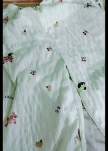 Cute Printed Pajama Set