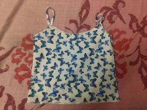 Cute Butterfly Print Cami Top