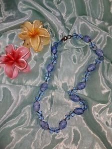 Blue Beaded pendant Goa Vibe 🌊