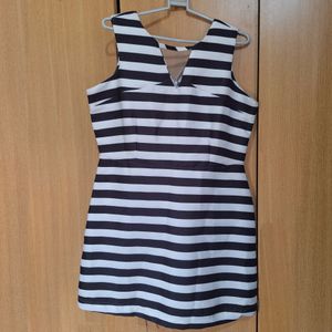 ELLE Striped Mini Dress