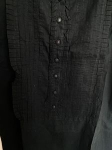 Black Casual Cotton Tunic