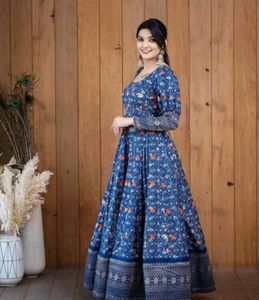 Bohemian Blue Elephant Print Dress