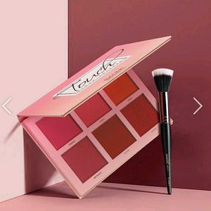 New Blush Palette with Brush