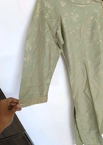 beautiful pastel green kurti