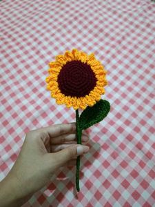 Handmade Crochet Sunflower