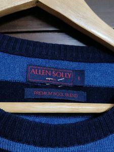 Allen Solly Men Striped Crew Neck Sweater