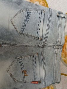 Light Wash Distressed Jeans