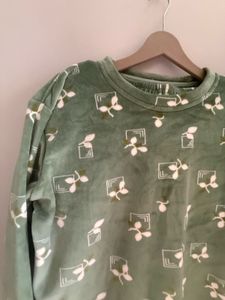 Cozy Green Print Pajama Set
