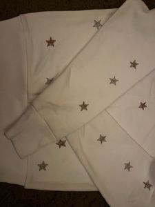 Y2k Sparkly M&amp;S  Star Crewneck Sweatshirt