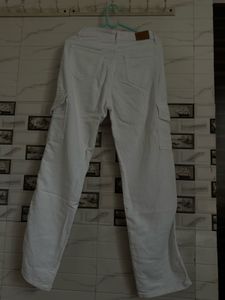 White Cargo Pants