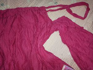 pink aesthetic puff tops😙❤️