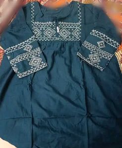 Elegant Embroidered Kurta Top