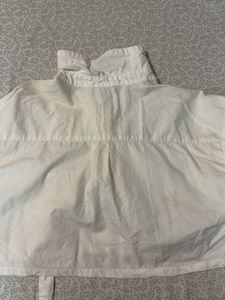 White Cropped Jacket