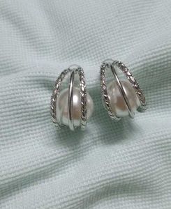 Pearl Hoop Earrings