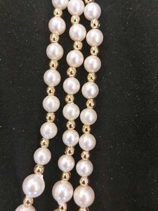 Elegant Layered Faux Pearl Necklace