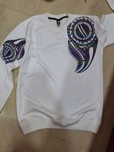 White Graphic Print Co-ord Set