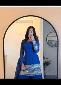 Stunning Blue Lehenga Choli Set