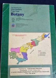 Intermediate First Year Botany Textbook