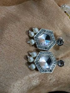 Exquisite Beaded Choker Set with Earrings