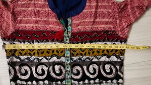Katha Work Kurti