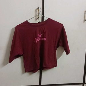 Maroon Princess Graphic Tee