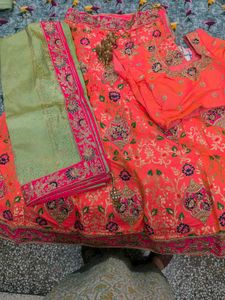 Heavy stylish lehanga choli with beautiful dup