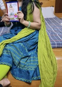 Frock Style Kurta With Legging And Dupata