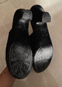Chic Black Open Heels