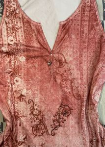 Vintage Floral Print Sleeveless Top