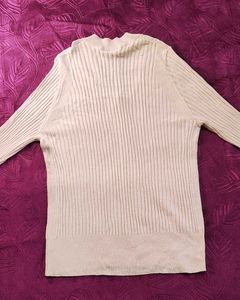 Ribbed V-Neck Sweater
